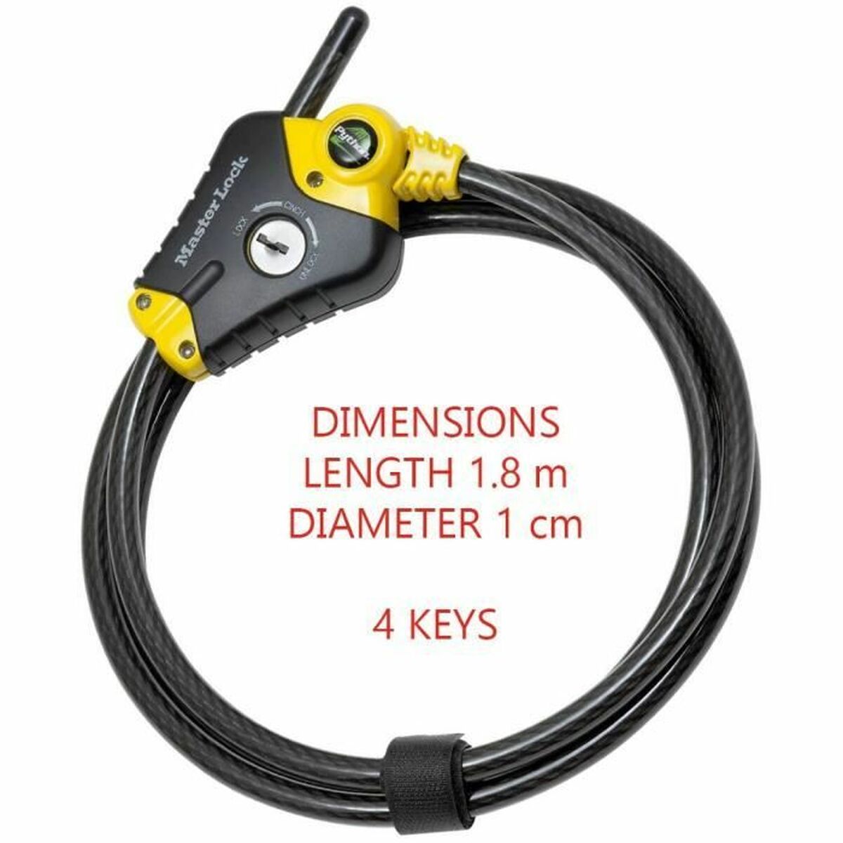 Ключалка Master Lock Черен